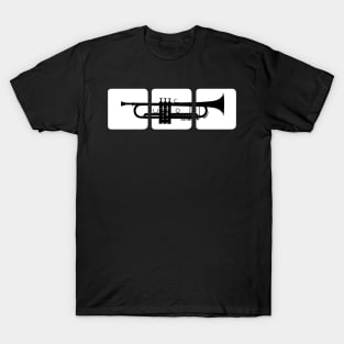 Jazz trumpet musician designs T-Shirt